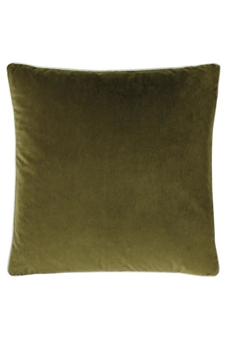 Cohen Velvet Throw Pillow Cover- Olive - Olive