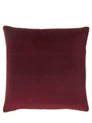 Cohen Velvet Throw Pillow Cover- Ox Blood - Ox Blood