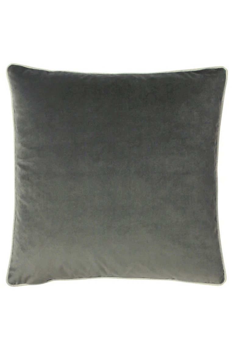 Cohen Velvet Throw Pillow Cover- Steel Grey - Steel Grey