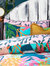 Coralina Palm Leaf Duvet Set - Multicolored - Queen