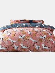 Demoiselle Botanical Duvet Set - Blush (Twin) (UK - Single) - Blush