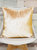 Furn Aurora Corduroy Throw Pillow Cover (Ochre Yellow) (18 x 18 in)