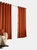 Furn Ellis Ringtop Eyelet Curtains (Burnt Orange) (66 x 72 in) - Burnt Orange