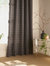 Furn Ellis Ringtop Eyelet Curtains (Gray) (66 x 90 in) - Gray