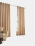 Furn Ellis Ringtop Eyelet Curtains (Natural) (90 x 72 in) - Natural