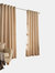 Furn Ellis Ringtop Eyelet Curtains (Natural) (90 x 90 in) - Natural