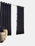 Furn Ellis Ringtop Eyelet Curtains (Navy) (46 x 54 in)
