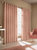 Furn Himalaya Jacquard Design Eyelet Curtains (Pair) (Blush Pink) (66x54in) (66x54in)
