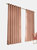 Furn Himalaya Jacquard Design Eyelet Curtains (Pair) (Blush Pink) (90x72in) (90x72in) - Blush Pink