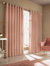Furn Himalaya Jacquard Design Eyelet Curtains (Pair) (Blush Pink) (90x90in) (90x90in)