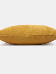 Furn Jagger Geometric Design Curdory Cushion Cover (Ochre) (One Size)