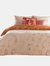Furn Kindred Abstract Duvet Set (Apricot) (Full) (UK - Double) - Apricot