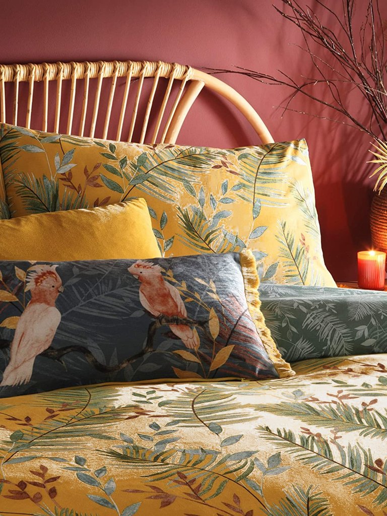 Furn Mazari Duvet Set (Mustard Yellow) (Queen) (UK - King)