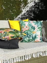 Furn Medinilla Square Outdoor Cushion Cover- Mustard Yellow