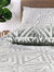 Furn Tanza Global Geometric Duvet Set (Sage Green) (Queen) (UK - King)