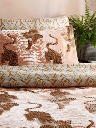 Furn Tibetan Tiger Duvet Set (Coral) (Twin) (UK - Single)