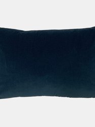 Furn Velvet Cushion Cover (Pacific Deep Blue) (One Size) - Pacific Deep Blue