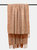 Furn Weaver Throw with Herringbone Design (Rust) (One Size) (One Size) - Rust