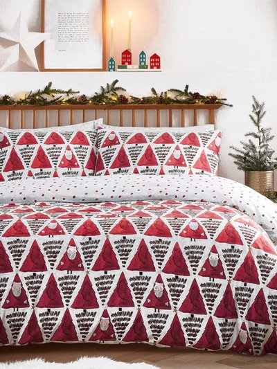 Furn Hide + Seek Santa Claus Duvet Set Red - 200 cm x 200 cm product