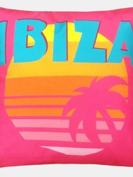 Ibiza Outdoor Cushion Cover - Pink/Blue/Yellow - Pink/Blue/Yellow