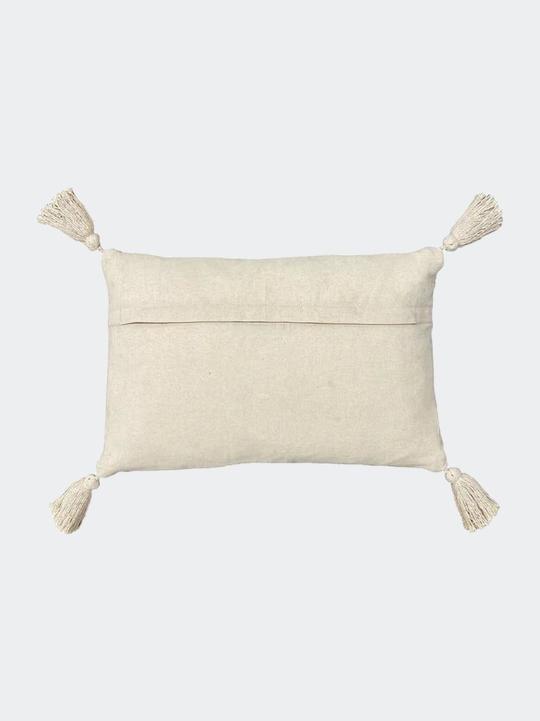 Jute Braided Throw Pillow Cover - Natural