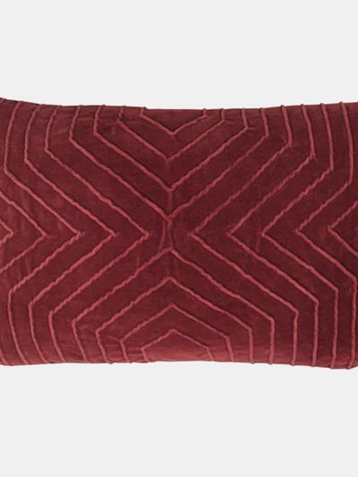 Furn Mahal Geometric Throw Pillow Cover - Berry product