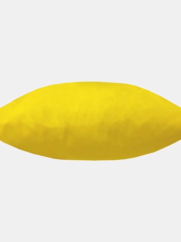 Plain Outdoor Cushion Cover - Yellow