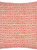 Rocco Patterned Throw Pillow Cover (One Size) - Coral/Gray