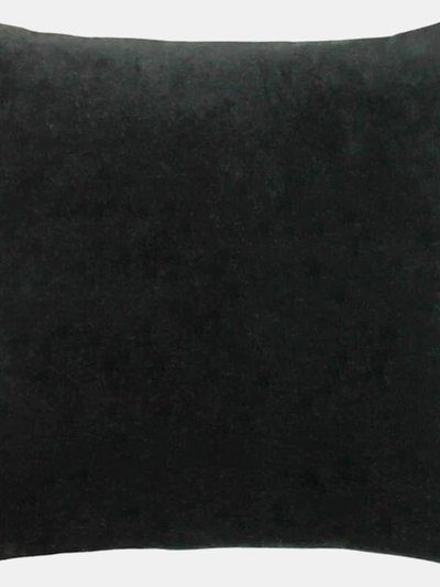Furn Solo Velvet Square Throw Pillow Cover - Black product