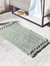 Tassel Ribbed Bath Mat - Sage