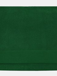 Textured Bath Towel - Dark Green - Dark Green