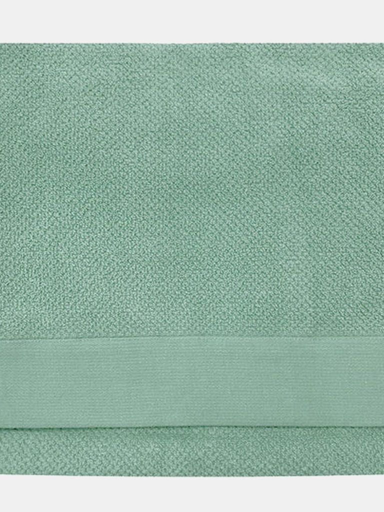 Textured Bath Towel - Smoke Green - Smoke green