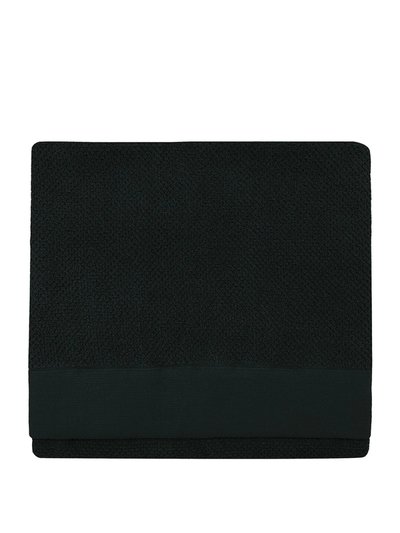 Furn Textured Weave Bath Towel - Black - 130 cm x 70 cm product