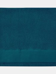 Textured Weave Bath Towel - Blue - 130 cm x 70 cm - Blue