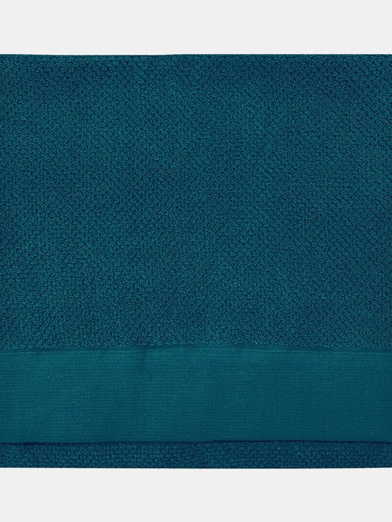 Textured Weave Bath Towel - Blue - 130 cm x 70 cm - Blue