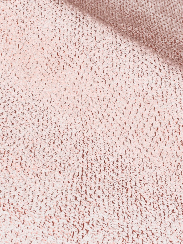 Textured Weave Bath Towel - Blush - 130c m x 70 cm