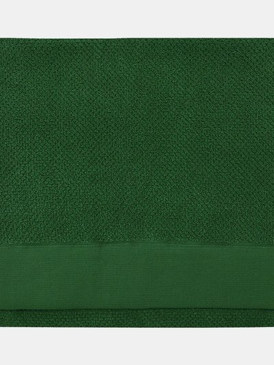 Furn Textured Weave Bath Towel - Dark Green - 130 cm x 70 cm product