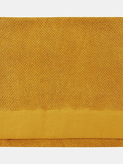 Furn Textured Weave Bath Towel - Ochre - 130 cm x 70 cm product