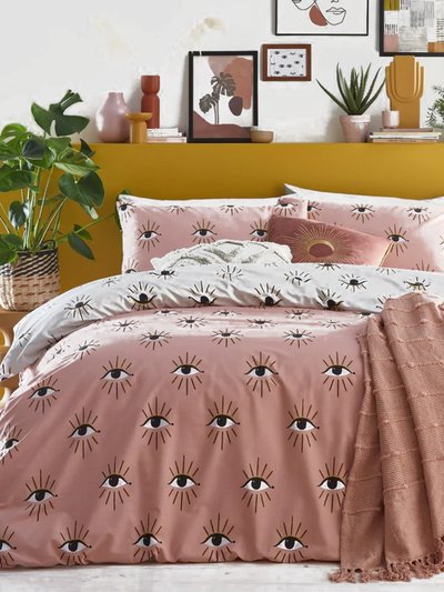 Furn Theia Eyes Duvet Set (King/UK Superking) - Blush product