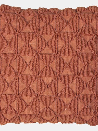 Furn Varma Geometric Throw Pillow Cover Brick Red - One Size product