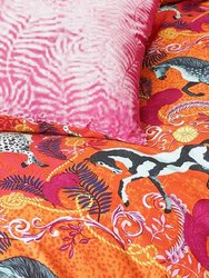 Vivid Andalucian Duvet Set - Orange (Full) (UK - Double)