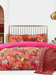 Vivid Andalucian Duvet Set - Orange (Full) (UK - Double)