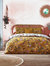 Wildlings Tropical Duvet Set In Ochre Yellow - Twin (UK - Single) - Ochre Yellow