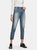 Janeh Ultra High Mom Ankle Jeans - Blue