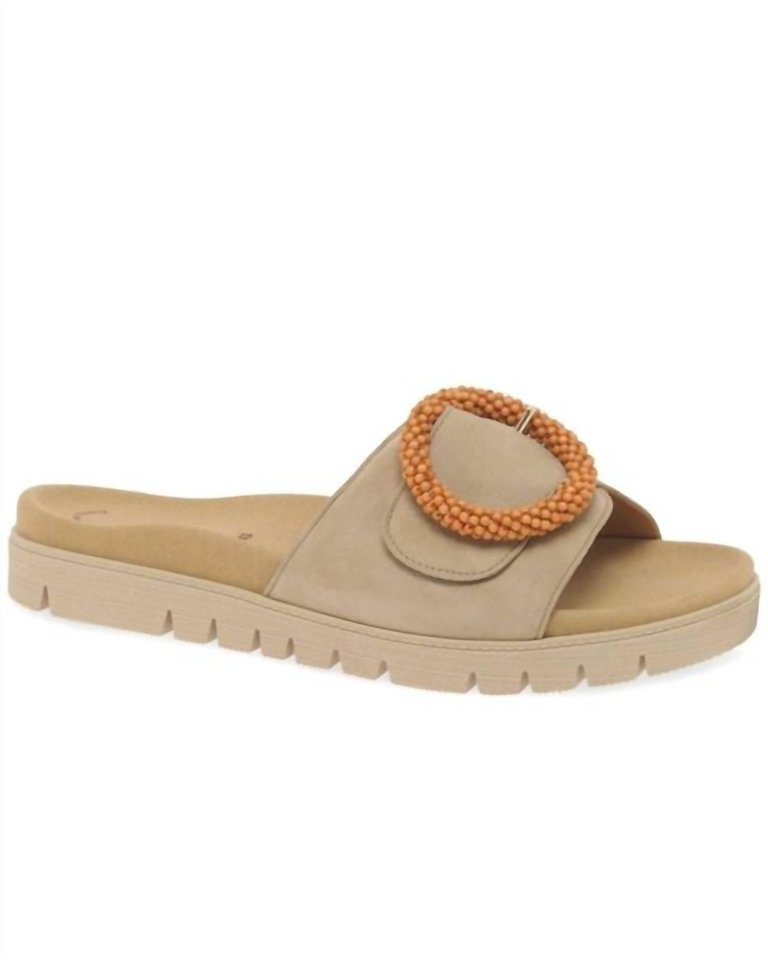 Women's Everly Mule Sandal In Caramel - Caramel