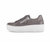 Women's Platform Tie Sneaker In Full Lack Grey - Full Lack Grey