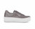 Women's Platform Tie Sneaker In Full Lack Grey