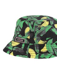 Bucket Hat - Black And Banana