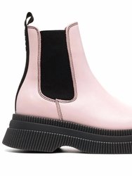 Creepers Creepers Textile Lace Up Boot - Pale Lilac