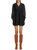 Georgette Mini Dress - Black